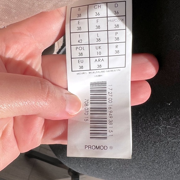 Rose Gold Sequin Jacket from French Brand Promod. Size Euro 38 | UK 10 |US 6 - Picture 6 of 6